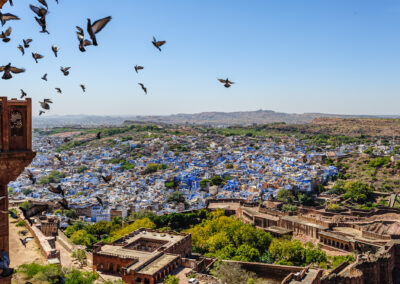 Blue City from Mehrangarh Fort, Jodhpur, Rajasthan, India