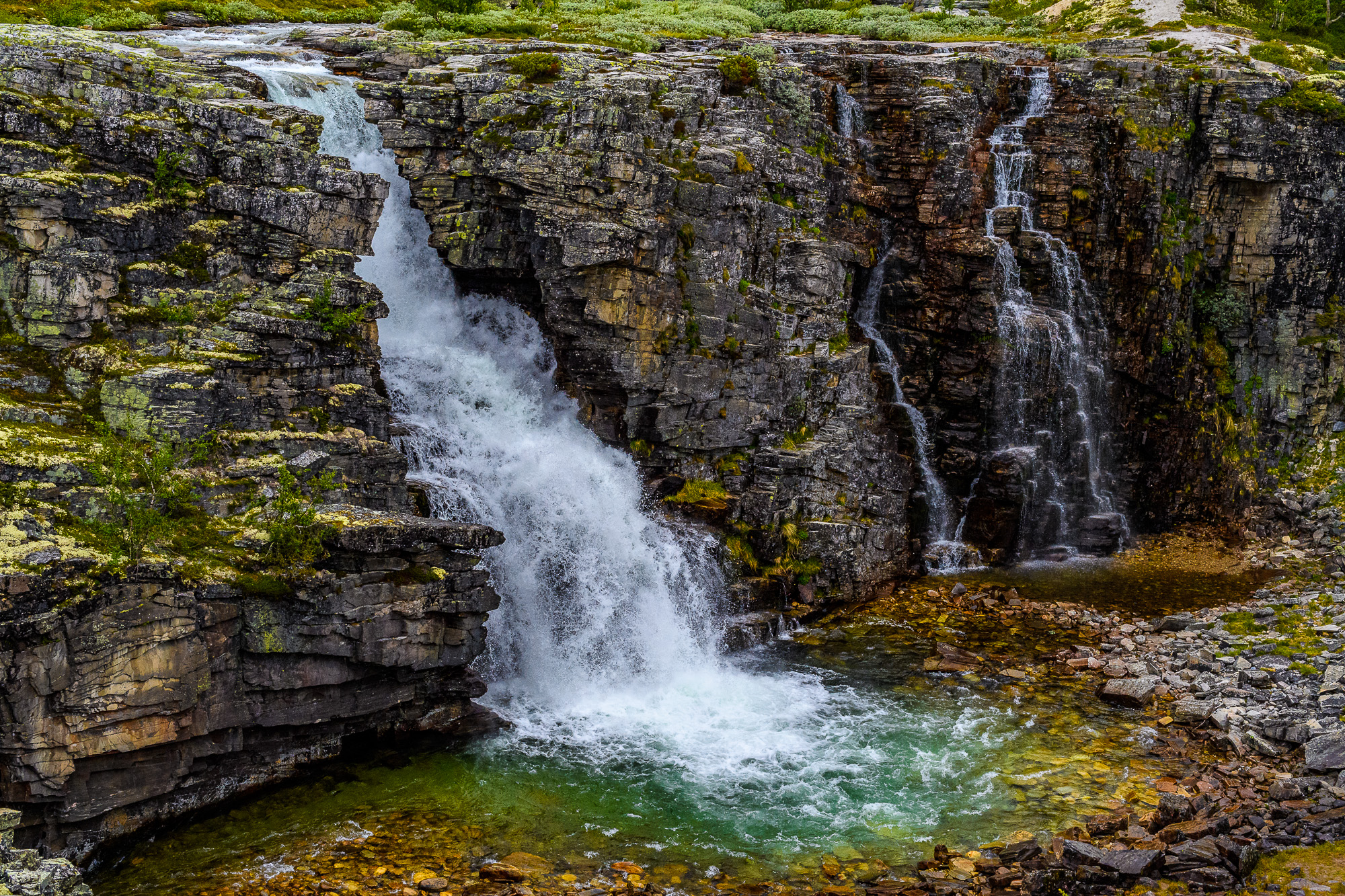Storulfossen/Brudesløret. Mysuseter, Rondane, Norway.